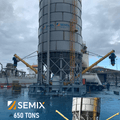 Unikátní inženýrský projekt společnosti SEMIX: 650tunové mobilní silo na cement